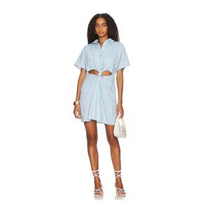 *NEW* LNA light blue shirt dress with short sleeves
